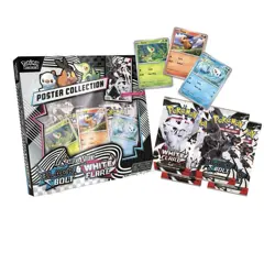 Pokemon TCG Scarlet & Violet Black Bolt & White Flare Poster Binder Collection … - Image 4