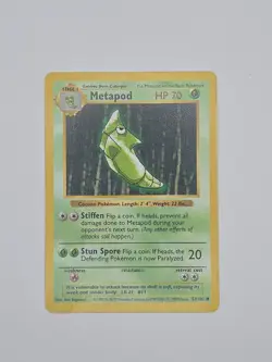 Metapod LP 54/102 Shadowless Base Set Pokemon TCG Regular - Image 1