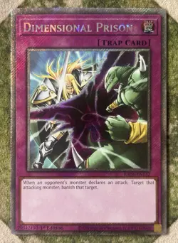 YuGiOh DIMENSIONAL PRISON Platinum Secret Rare RA04-EN132 - Image 2