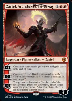 MTG English Zariel, Archduke of Avernus NM Normal - Image 1