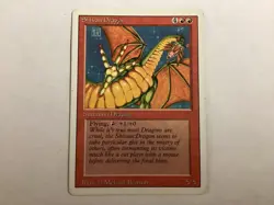 MTG Revised SHIVAN DRAGON LP/MP (BIN) Graded Power - Image 1