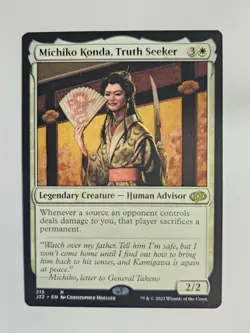 MTG Michiko Konda, Truth Seeker Jumpstart 2022 Nm - Image 1