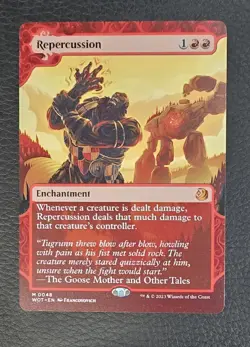 Repercussion Wilds of Eldraine: Enchanting Tales Regular MTG NM Magic Card - Image 1