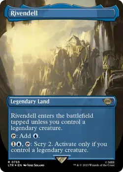 Rivendell (Borderless) (Surge Foil) -Foil Light Play MTG - Image 1