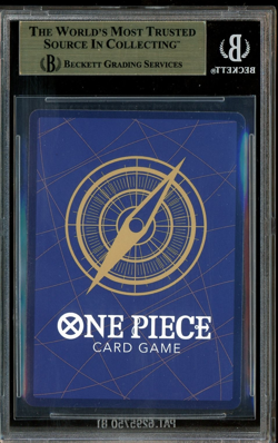 2022-24 One Piece Promos P041 Monkey D. Luffy Gold Stamp 1St Anniv Winner BGS 10 - Image 3