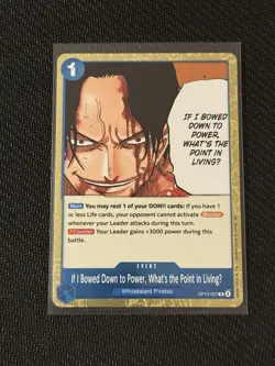 One Piece CCG If I Bow Down To Power Op13-057 English - Image 1