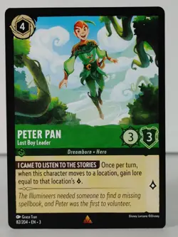 Peter Pan - Lost Boy Leader - Rare - Into the Inklands - LORCANA 82/204 - U Pick - Image 2