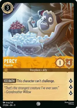 DISNEY LORCANA TCG - Winterspell - Percy - Pupsicle - 27/204 - Image 1