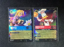 Disney Lorcana Magical Places Epcot 2026 Rapunzel & Donald Duck Promo Card - Image 1