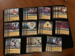 Disney Lorcana Fabled Complete C/U/Rare/SR Play Set x4 each 772x Cards Non Foil - Image 2