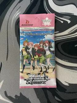 1x Weiss Schwarz Quintessential Quintuplets Vol. 2 Sealed Booster Pack - Image 2