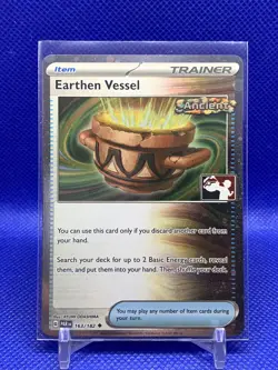 Pokemon Card Earthen Vessel Galaxy Cosmos Holo Play! Prize Pack Series 5 #163 - Image 1