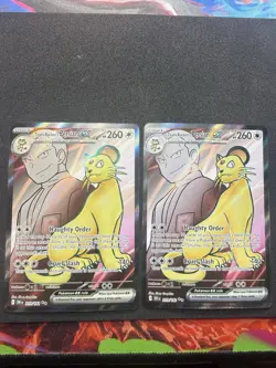 Pokemon Team Rocket's Persian ex Holo EX DR1 2 Cards English 219/182 - Image 1