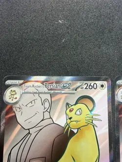 Pokemon Team Rocket's Persian ex Holo EX DR1 2 Cards English 219/182 - Image 3