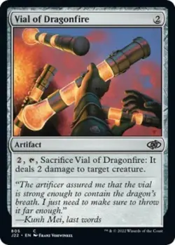 Vial of Dragonfire - Near Mint MTG Jumpstart 2022 - Image 1