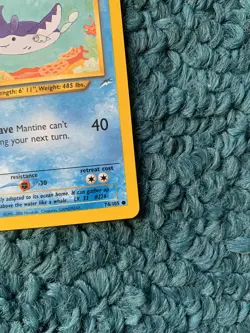 1st Edition MANTINE 74/105 Neo Destiny Set - Pokemon WOTC Vintage Card - NM - Image 4