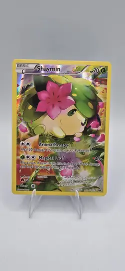 Pokemon TCG Shaymin XY115 Holo Promo Card Black Star Ultra Rare - Image 1