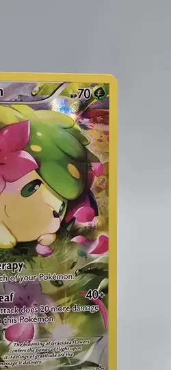 Pokemon TCG Shaymin XY115 Holo Promo Card Black Star Ultra Rare - Image 3