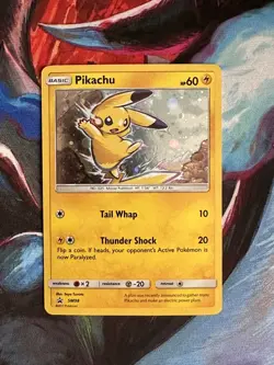 Pikachu SM98 Pokemon Sun & Moon Promo Holo Rare Card NM - Image 1