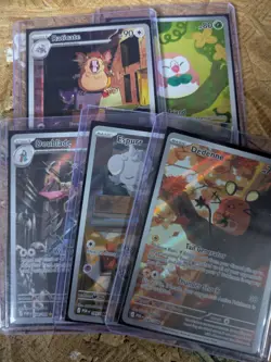 Pokemon Perfect Order 5 Card Lot (IR)Raticate, Rowlet, Doublade, Espurr,Dedenne - Image 1