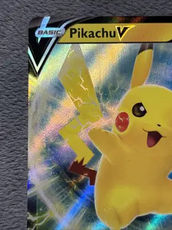 Pikachu V SWSH198 Pokemon Card Sword Shield Promo NM Full Art - Image 5