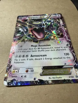 Rayquaza EX XY69 Full Art Promo Holo Pokemon Card XY Set English - Image 2