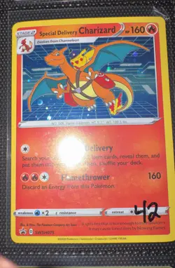 Special Delivery Charizard SWSH075 SWSH: Sword & Shield Promo Cards Holo - Image 1