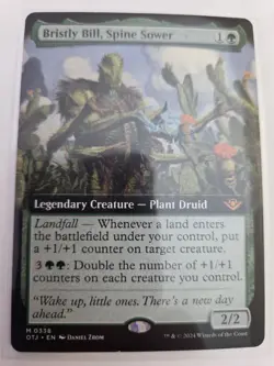 mtg,Bristly Bill, Spine Sower (Extended) Outlaws of Thunder Junction Regular NM - Image 1