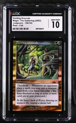 HUNTING GROUNDS Judgment Foil Rare CGC 10 Gem Mint MTG [Nostalgium] - Image 1