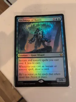 MTG Archmage of Runes Foundations R Foil - Image 1