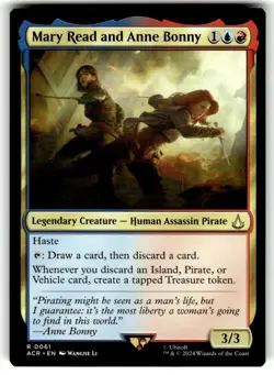 Mary Read and Anne Bonny #61 (NM) Assassin's Creed ACR Magic MTG - Image 1