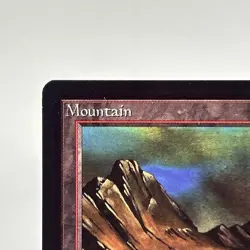MTG Mountain Beta 1993 Black Border Basic Land Douglas Shuler LP Old School - Image 4