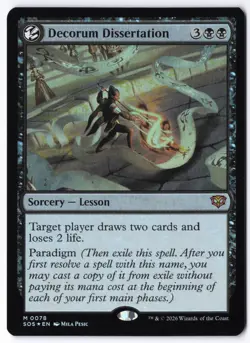 Decorum Dissertation 78 Foil Secrets of Strixhaven - Image 1