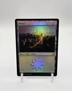 Plains Basic Land Foil Magic The Gathering TCG Marvel's Spider-Man 194 - Image 1