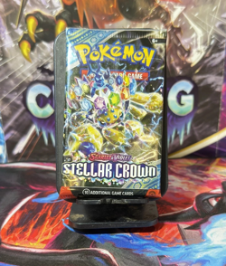 2024 Pokemon Stellar Crown SCARLET & VIOLET Booster Pack 10 cards FACTORY SEALED - Image 1