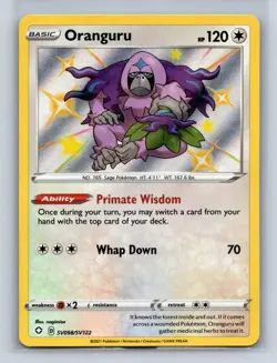 ORANGURU SV098/SV122 SHINY RARE SHINING FATES SHINY VAULT POKEMON NM - Image 1