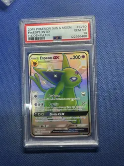 2019 Pokemon Espeon GX SV60/SV94 Hidden Fates: Shiny Vault Holo - Image 1