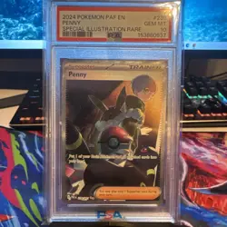 2024 Pokemon Paldean Fates Penny Special Illustration Rare #239/091 PSA 10 - Image 3