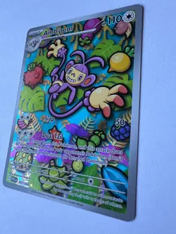 Pokemon Ambipom 107/094 Me02: Phantasmal Flames Holo ILlustration Rare MINT - Image 2