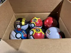 6 x Pokemon TCG Pokeball Tins - 18 Booster Packs Factory Sealed Costco BRAND NEW - Image 1