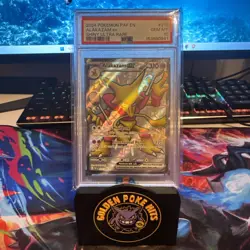 Pokemon Alakazam ex 215/091 PSA 10 Shiny Ultra Rare PAF 2024 - Image 1