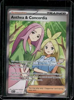 Anthea & Concordia 254/217 Ultra Rare Ascended Heroes Pokemon Holo Near Mint - Image 1
