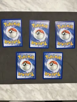 Pokemon EX Holo Lot Of 5 - Alcremie Amoonguss Zacian Volcanion Clefairy - Image 2