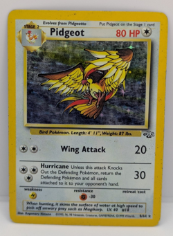 Pidgeot 08/64 Jungle Holo MP Pokemon - Image 1