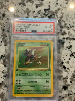 1999 Pokemon Jungle Pinsir 1st Edition PSA 6 Holo 9/64 EX MT Holo Rare ♨♨♨ - Image 1