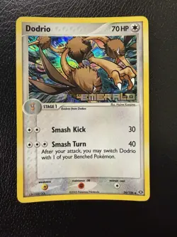 Pokemon TCG Dodrio 26/106 Emerald Reverse Holo Stamped LP - Image 1