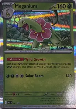 Meganium - 001 001 P ME: Mega Evolution Promo Pokemon NM - Image 1
