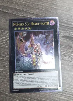 Yugioh Tcg Number 53: Heart-Earth CBLZ-EN046 Ultimate Rare 1st Ed NM - Image 1