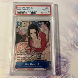 One Piece Boa Hancock ST17-004 Illustration Box Volume 1 PSA 10 Gem MT - Image 1