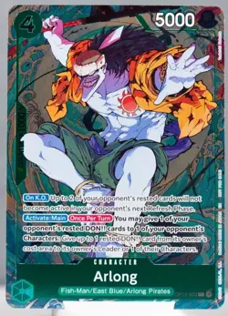 OP15-023 Arlong Alt Art Holo Adventure On Kamis Island One Piece TCG English - Image 1